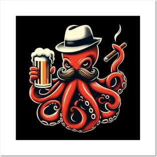 Prohibition Octopus Posters and Art